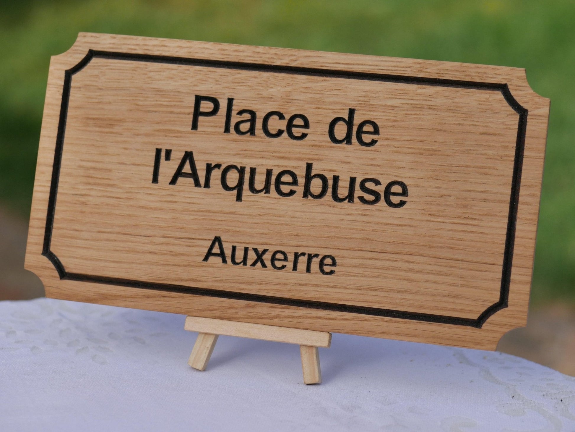 Panneau de rue décoratif - Bois Création