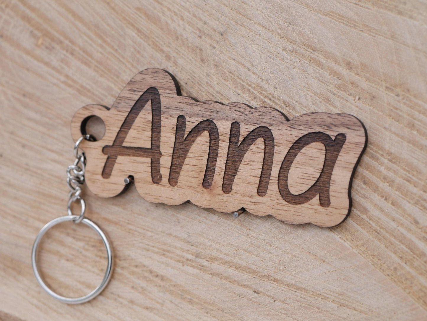 Porte - clé personnalisé - Bois Création