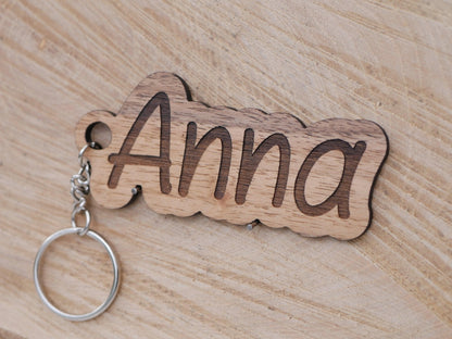 Porte - clé personnalisé - Bois Création