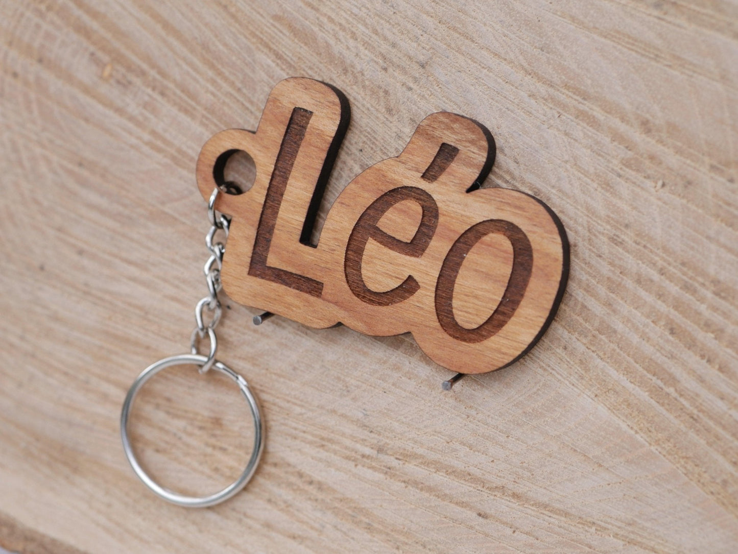 Porte - clé personnalisé - Bois Création