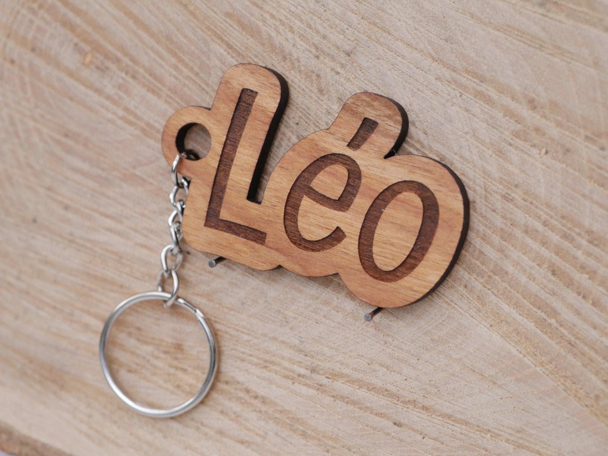 Porte - clé personnalisé - Bois Création
